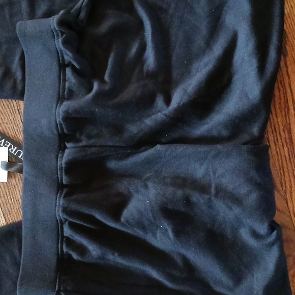 E. MALINE NWT Petite M Women's Leisurewear Soft Black Pants - Picture 3 of 13